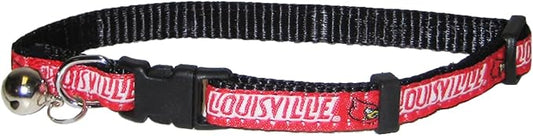 Pets First Collegiate Pet Accessories, Cat Collar, Louisville Cardinals, One Size