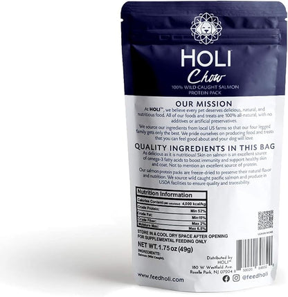 HOLI Freeze Dried Dog Food Topper - 3 Pack 2oz/Bag (Beef Liver, Chicken Breast, Salmon) Mix in Flavor Enhancer, 100% All Natural