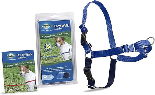 PetSafe Easy Walk Dog Harness - No Pull Dog Harness - Small, Royal Blue