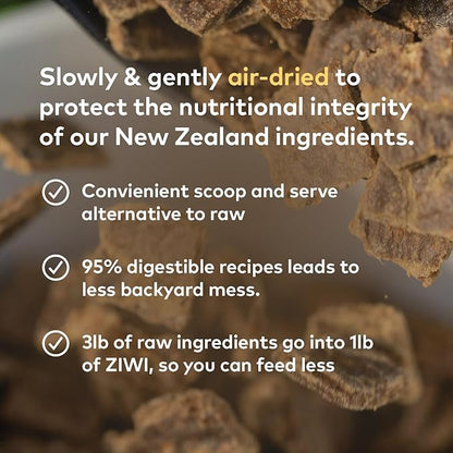 ZIWI Peak Air-Dried Dog Food – All Natural, High Protein, Grain Free and Limited Ingredient with Superfoods (Chicken, 2.2 lb)