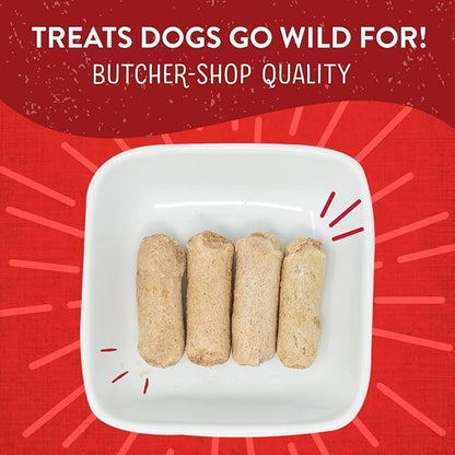 Stella & Chewy's Freeze-Dried Raw Wild Weenies Dog Treats – All-Natural, Protein Rich, Grain Free Dog & Puppy Treat – Great for Training & Rewarding – Bac’n Me Crazy Recipe – 3 oz Bag