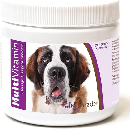 Healthy Breeds Saint Bernard Multi-Vitamin Soft Chews 60 Count