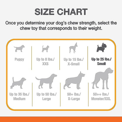 Nylabone Strong Chew Cone Stuffable Chew Toy for Dogs, Bacon Flavored Fillable Treat Toy, Small/Regular - Up to 25 Ibs. (1 Count)