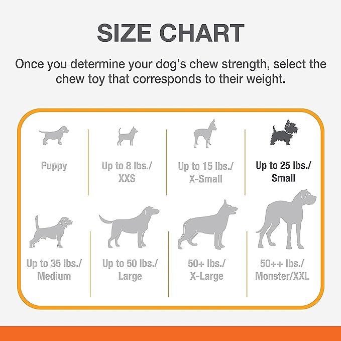 Nylabone Power Chew Textured Bone Chew Toy, Dog Toys for Aggressive Chewers, Flavor Medley, Small/Regular (1 Count)