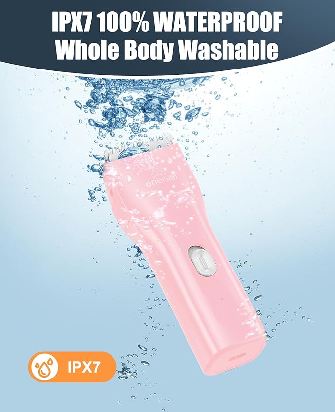 oneisall Pet Clipper for Cat Matted Hair, Pet Shaver for Cats Quiet Pet Hair Clippers Cordless Cat Clippers for Matted Hair Cat Clippers for Long Hair