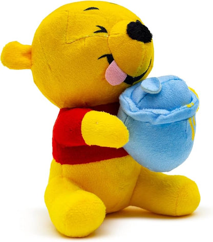 Buckle-Down Disney Dog Toy, Winnie The Pooh Winking Hunny Pot Sitting Pose Pet Toy, Plush