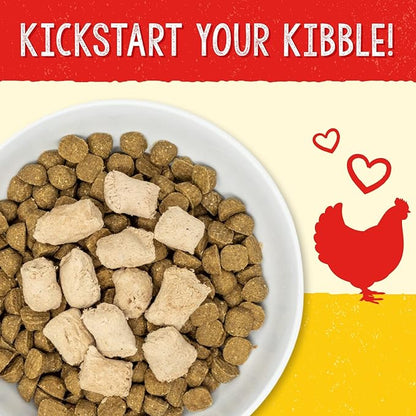 Stella & Chewy's Freeze Dried Raw Chewy’s Chicken Meal Mixers – Dog Food Topper for Small & Large Breeds – Grain Free, Protein Rich Recipe – 3.5 oz Bag