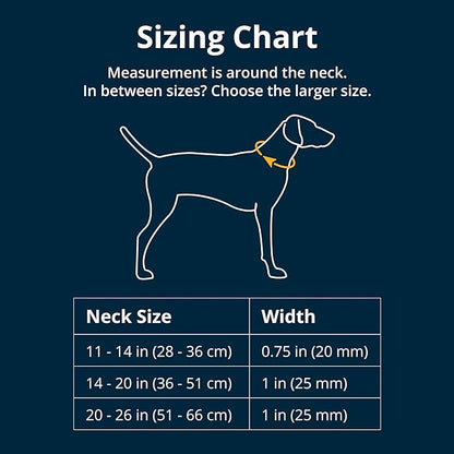 Ruffwear, Crag Dog Collar, Reflective and Comfortable Collar for Everyday Use, Canyon Oxbow, 20"-26"