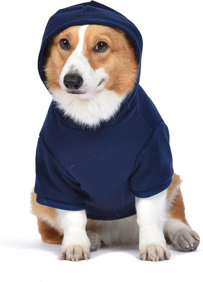 STAR WARS for Pets The MANDALORIAN Hoodie for Dogs, “The CHILD” Design with Leash Attachment Hole, Extra Large| STAR WARS Apparel for Dogs | Cozy Hooded GROGU Sweatshirt for Dogs Navy