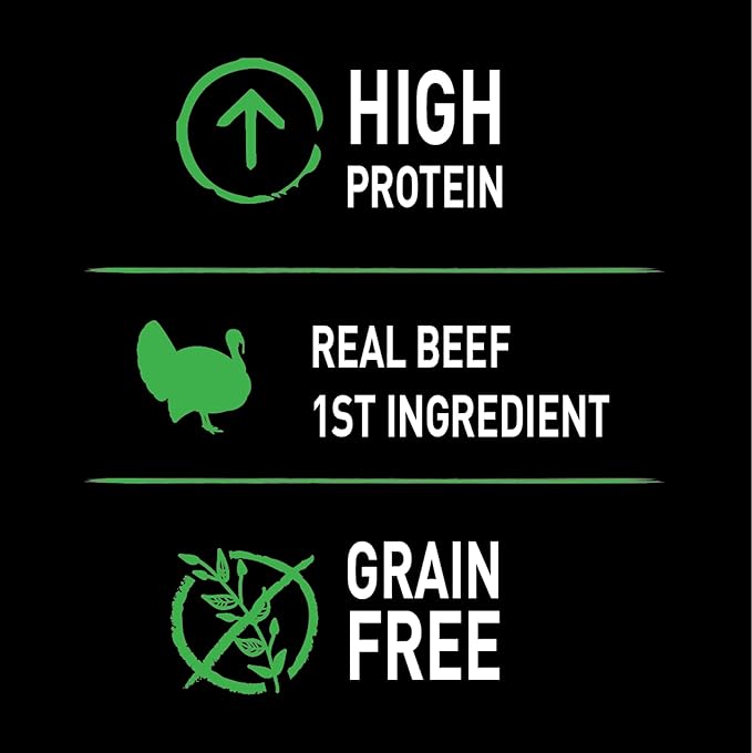 CRAVE Grain Free Adult Canned High Protein Natural Soft Wet Dog Food Turkey Paté, (12) 12.5 oz. Cans