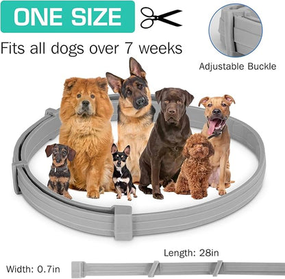 UrbanX Natural Flea Flea & Tick Treatment & Prevention Collar for Medium & Large Dogs, Waterproof, Adjustable (1 Pack)