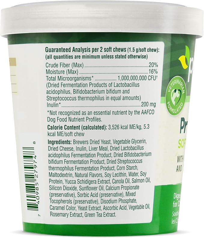 PetNC Natural Care Liver Flavor,Cheese Pre & Probiotic Soft Chews for Dog 120 ct (Pack of 1) (Packaging may vary)