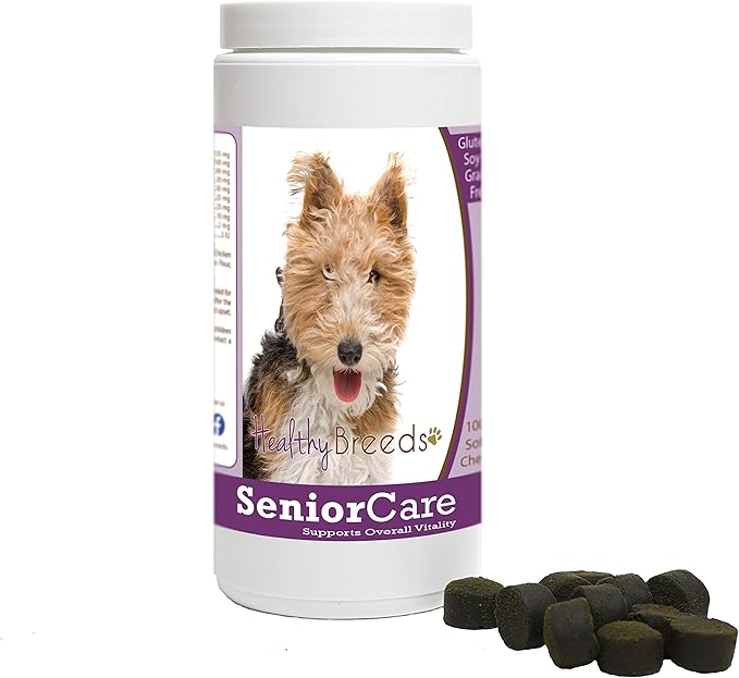 Healthy Breeds Wire Fox Terrier Senior Dog Care Soft Chews 100 Count