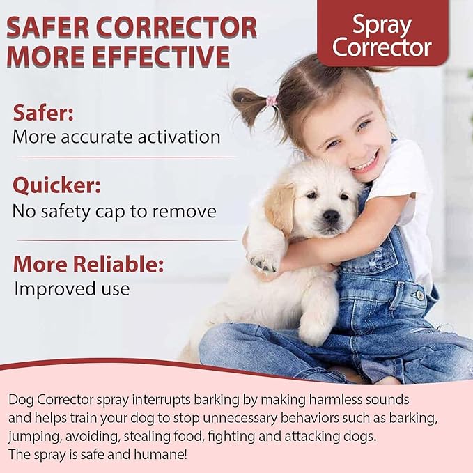 HGFLMR Spray Corrector Dog Trainer, 80ml 1 Pack Corrector for Dog to Stops Barking/Jumping Up/Food Stealing/Place Avoidance/Attacks & Unwanted Dog Behaviour