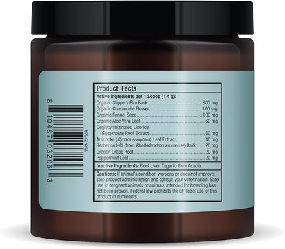 Bark & Whiskers GI Support for Dogs & Cats, 2.90 oz. (84 g), 60 Scoops, Supports Bowel and Intestinal Health, Veterinarian Formulated, Non-GMO, Dr. Mercola
