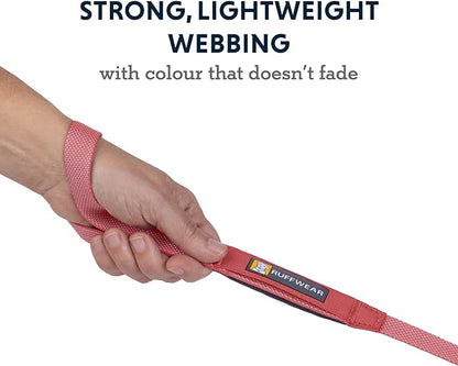 Ruffwear, Hi & Light Dog Leash, Minimal Ultralight Lead for Everyday Walks and Runs, 4.5 ft, Salmon Pink