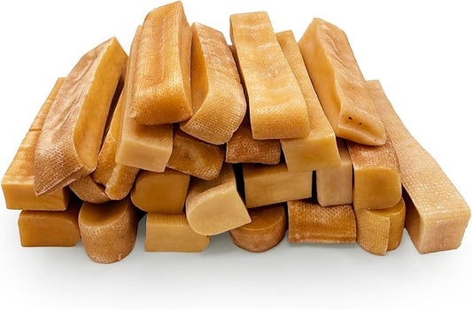 Premium Yak Cheese Dog Treats - Natural Yak Chews from Himalayan Mountains - Grain Free, Lactose Free - Easily Digestible, Promotes Oral Health (5 Lb. Bag)