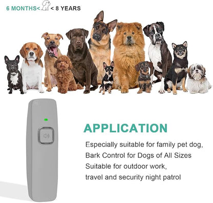 Ultrasonic Dog Barking Control Device, Anti Barking Device Dog Barking Silencer Dog Bark Deterrent Devices 20ft Range Dog Training & Behavior Aids Anti Bark Device