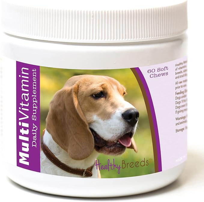 Healthy Breeds Beagle Multi-Vitamin Soft Chews 60 Count