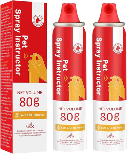 Spray Corrector Dog Trainer, 80ml 2 Pack Corrector Spray for Dog to Stops Barking, Jumping Up, Place Avoidance, Food Stealing, Unwanted Dog Behaviour