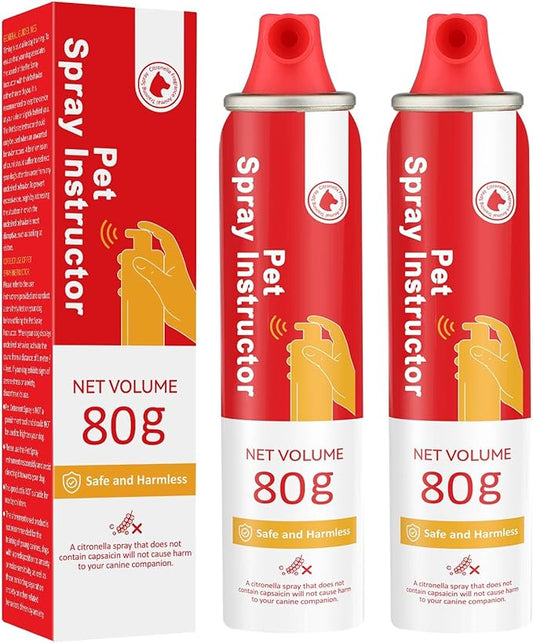 Spray Corrector Dog Trainer, 80ml 2 Pack Corrector Spray for Dog to Stops Barking, Jumping Up, Place Avoidance, Food Stealing, Unwanted Dog Behaviour