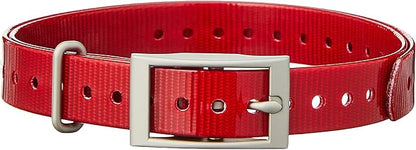 Garmin 3/4-Inch Red Collar Strap for Garmin Delta Series