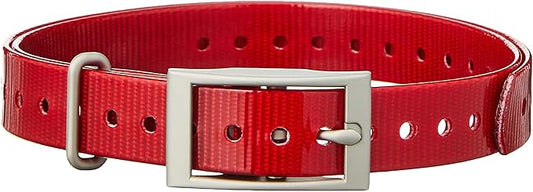 Garmin 3/4-Inch Red Collar Strap for Garmin Delta Series