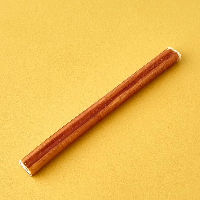 100% Natural 6" Bully Sticks [Standard Thickness] (Beef, 6-inch Standard Bully Sticks-6pcs)
