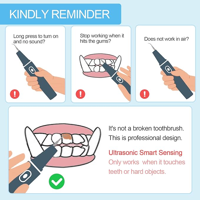 Dog Tooth Brushing Kit,Plaque and Tartar Remover for Teeth,Pet Ultrasonic Teeth Cleaning Kit, 100%-Proven Safe with Led 4-Adjustable Modes,Dog Toothbrush,Dental Care for Dog and Cat