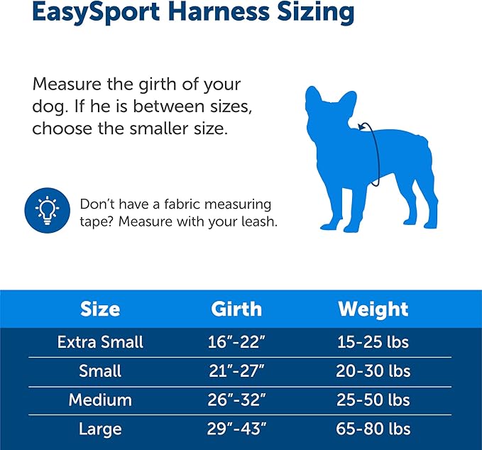 PetSafe EasySport Dog Harness – Adjustable Padded Dog Harness with Control Handle and Reflective Piping – Extra Small, Pink