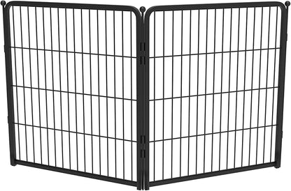 FXW Homeplus Dog Playpen Designed for Indoor Use, 32" Height for Medium Dogs, Black│Patented