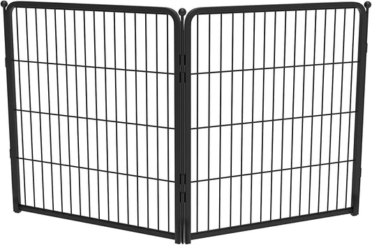 FXW Homeplus Dog Playpen Designed for Indoor Use, 32" Height for Medium Dogs, Black│Patented