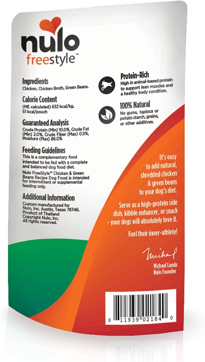 Nulo Freestyle Puppy & Dog Wet Dog Food Topper, Premium All Natural Grain-Free, Real Meat Dog Food Topper with High Animal-Based Protein and Only 5 or Less Ingredients with No Additives