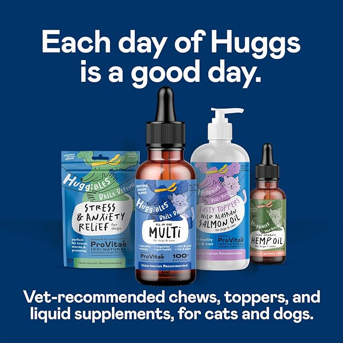 All-in-One Multi Liquid Multivitamin for Dogs and Cats – Daily Supplement with Digestive, Immunity, Allergy & Skin & Coat Support, Mobility Support – Antioxidant Blend for Longevity, 4oz