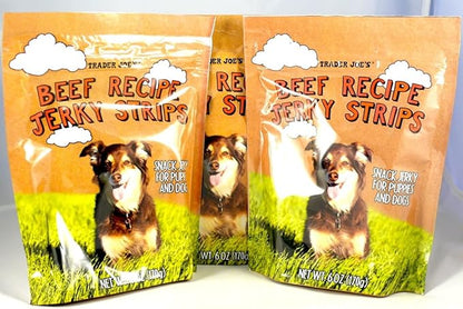 Trader Joe's Beef Recipe Jerky Dog Treats - Made in The USA