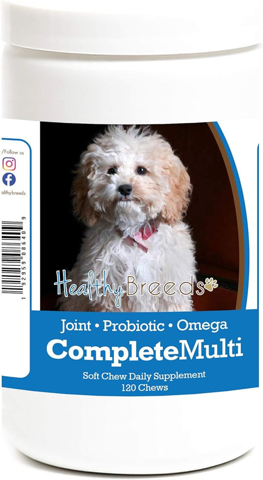 Healthy Breeds Cockapoo All in One Multivitamin Soft Chew 120 Count