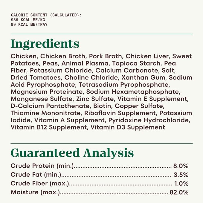 NUTRO Adult Natural Grain Free Wet Dog Food Cuts in Gravy Tender Chicken, Sweet Potato & Pea Stew Recipe, 3.5 oz. Trays (Pack of 24)