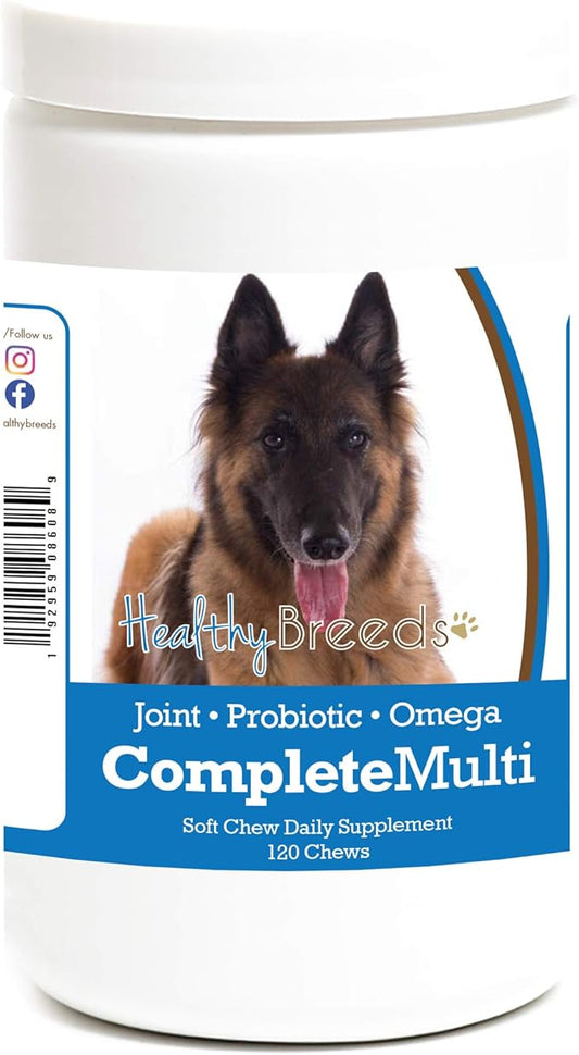 Healthy Breeds Belgian Tervuren All in One Multivitamin Soft Chew 120 Count