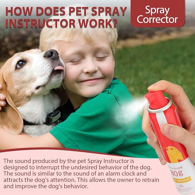 HGFLMR Spray Corrector Dog Trainer, 80ml 1 Pack Corrector for Dog to Stops Barking/Jumping Up/Food Stealing/Place Avoidance/Attacks & Unwanted Dog Behaviour