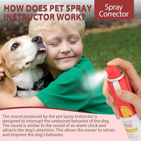 HGFLMR Spray Corrector Dog Trainer, 80ml 1 Pack Corrector for Dog to Stops Barking/Jumping Up/Food Stealing/Place Avoidance/Attacks & Unwanted Dog Behaviour