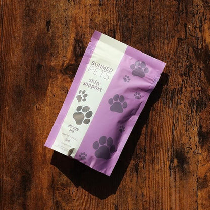 Skin Support Dog Allergy Relief Chews with Nettle, Quercetin & Green-Lipped Mussel - Natural Seasonal Dog Allergy Chews to Soothe Skin & Support Health, 40 Count