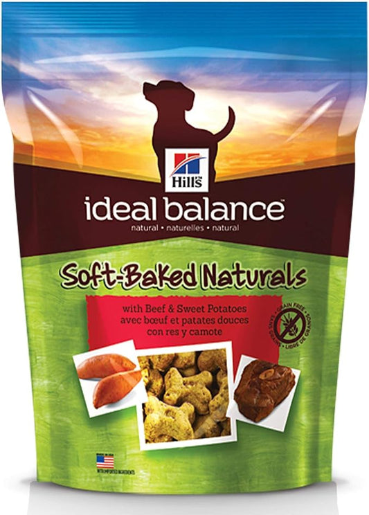 Hill's Grain Free Soft Baked Naturals, All Life Stages, Great Taste, Dog Treats, Beef & Sweet Potato, 8 oz Bag