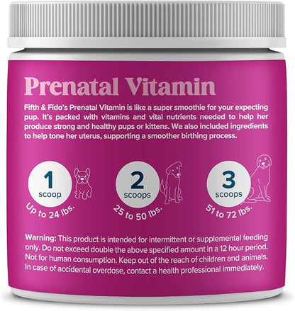 Dog Prenatal Vitamins - Prenatal Vitamins for Dogs - Prenatal Kit for Pregnant Dogs with Iron, D3 and Folic Acid - Prenatal Dog Vitamins to Enhance Recovery and Milk Production for Nursing Puppies