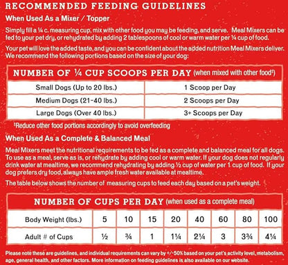 Stella & Chewy's Freeze Dried Raw Tantalizing Turkey Meal Mixer – Dog Food Topper for Small & Large Breeds – Grain Free, Protein Rich Recipe – 8 oz Bag