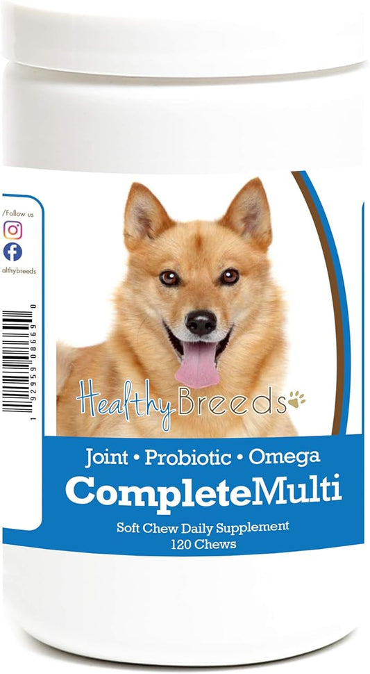 Healthy Breeds Finnish Spitz All in One Multivitamin Soft Chew 120 Count