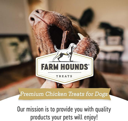 Farm Hounds Premium Chicken Gizzard Sticks, 100% Natural, Pasture-Raised Chicken Treats for Dogs, Dehydrated Dog Protein Treats from Humane Farms, Dog Training Supplies & Essentials, 2-Pack