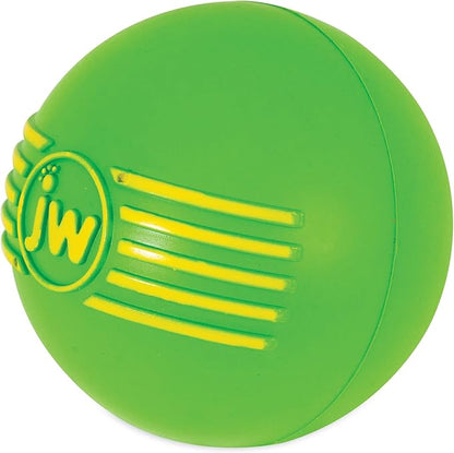 JW Pet Dog Isqueak Ball Dog Toy, Large, (Assorted Colors)