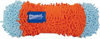 Chuckit Indoor Fetch Tumble Bumper Dog Toy (8.5 Inch), Orange and Blue