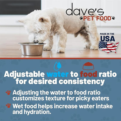 Dave's Pet Food Kidney Support for Dogs with Renal Support (Chicken Formula Crumble) Non-Prescription Low Phosphorus Restricted Diet Dog Food, Added Vitamins Minerals Taurine, Vet Formulated, 4 lb