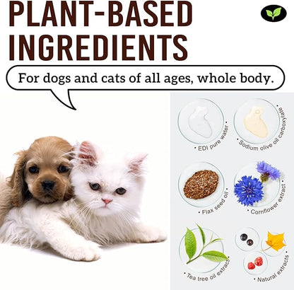 Dog Wipes for Paws and Butt,Pet Wipes for Dogs Hypoallergenic Plant-Based,Dog Cleaning Grooming Wipes,Large Size Dog Wet Bath Wipes,Gentle,Degradable,More Water(50 Count,Fallen Leaves)